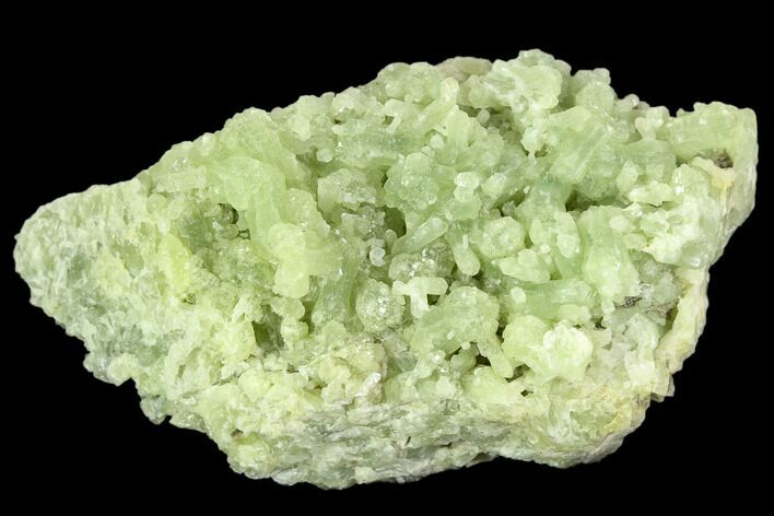 Green Prehnite Crystal Cluster - Morocco #108723